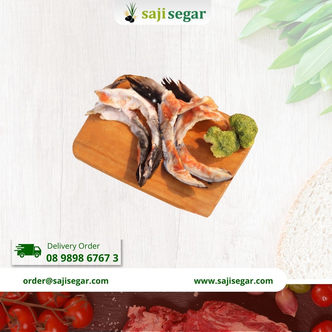 Rahang Salmon Fresh-Kama Salmon 250gr (yellowtail salmon) Isi 8-10pcs